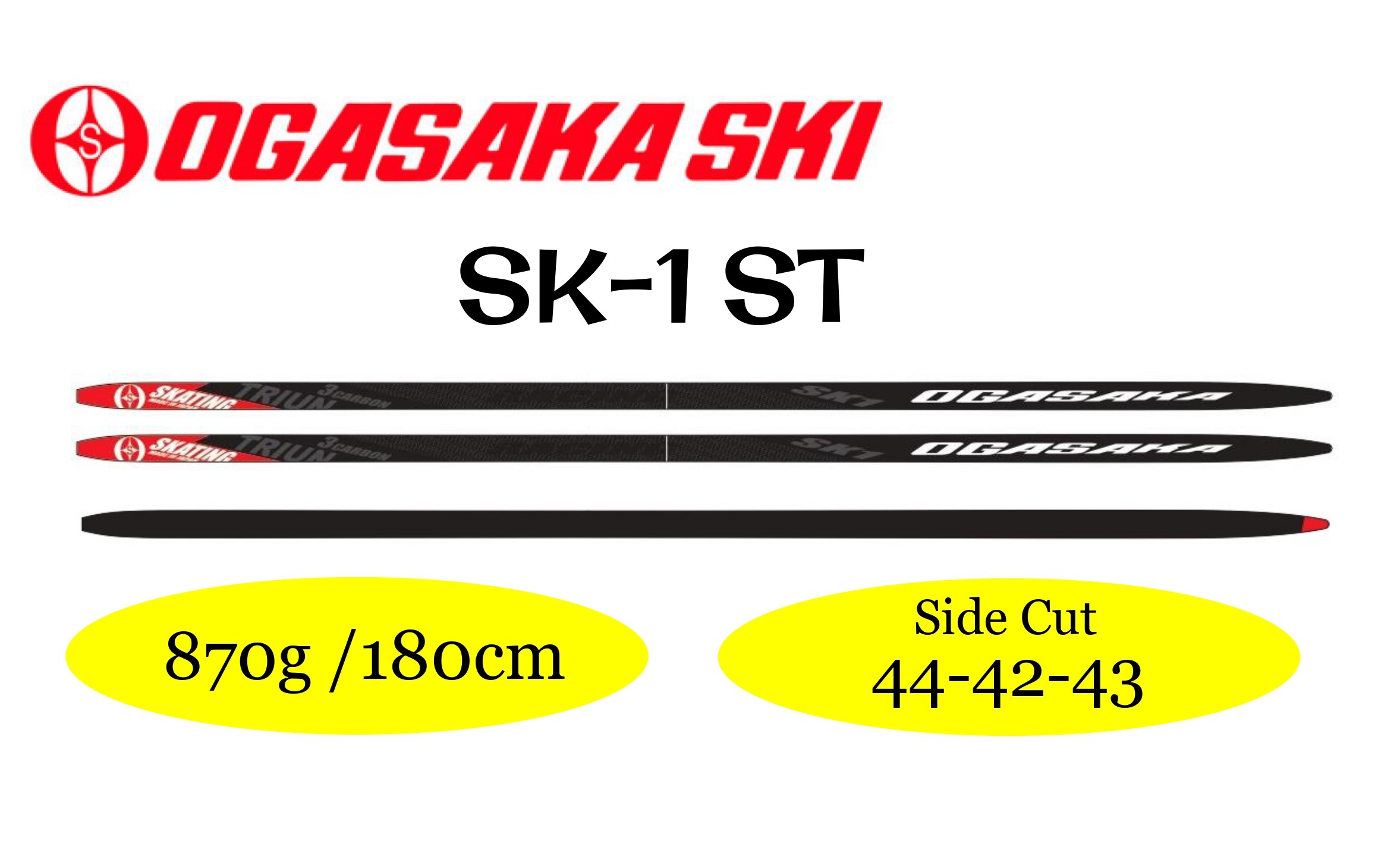 オガサカ sk1 180cm クロスカントリースキー | gulatilaw.com